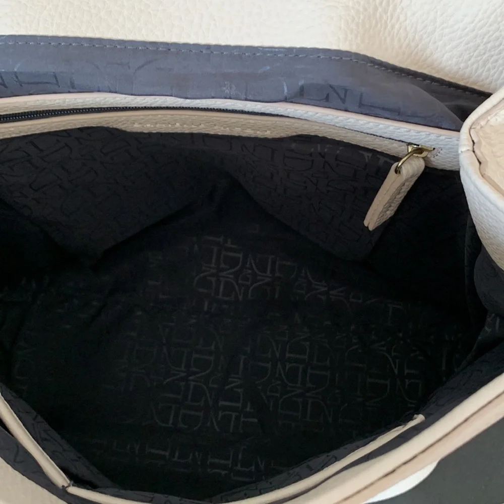Danielle Nicole backpack off-white vegan faux leather purse - Picture 9 of 12